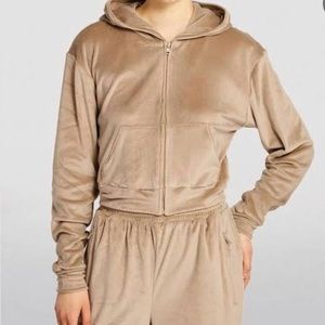 SKIMS velour hoodie size L